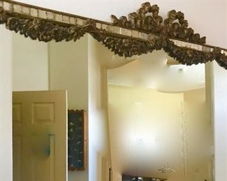 This  antique French mirror is a stunner.   