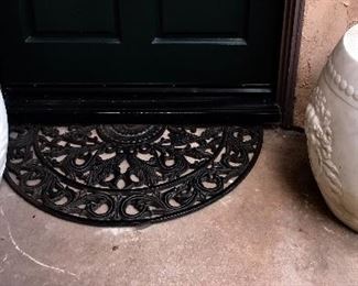 Rare Chinese white marble carved garden seats