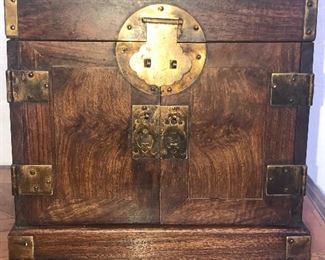 Huanghuali wood cabinet seal cabinet