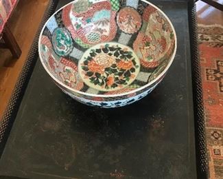 Huge 15" wide Imari bowl