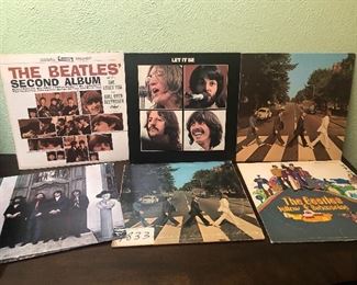 LP’s  (vinyl records) The Beatles