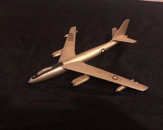 Old Model Plane Made Out Actual Bomber Plane 