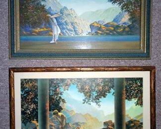 Robert Woods "Dawn", Maxfield Parrish "Daybreak"