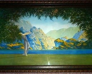 Large Art Deco Print "Dawn" By Robert Wood