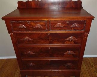 Walnut Tall Chest