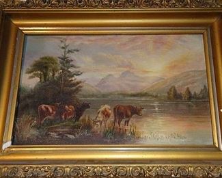 Several Beautiful Oil On Canvas Paintings