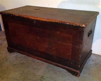 Early Blanket Box W/ Drawers Inside