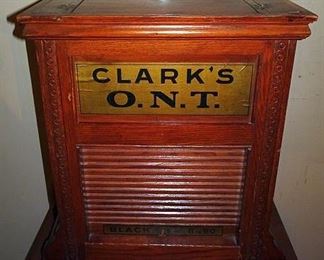 Clark's Oak Spool Cabinet