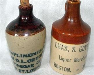 Mini Advertising Jugs Including St. Louis