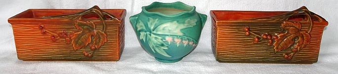 Roseville Pottery Incl. "Bushberry", "Bleeding Heart"