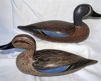 Perdew Blue Winged Teal Decoys By Charlie Moore