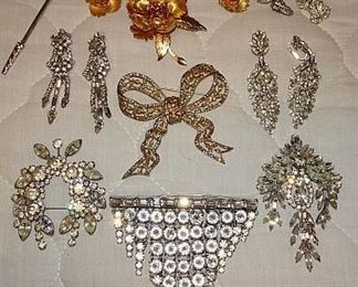 Beautiful Designer Jewelry Incl. Miriam Haskell, Weiss, Kramer, Schreiner, Jomaz, Etc.