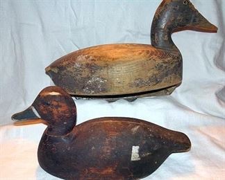 Collection of Wooden Duck Decoys