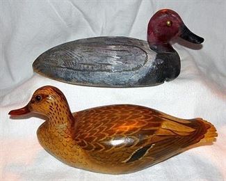 Collection of Wooden Duck Decoys