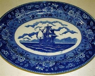 Flow Blue Platter