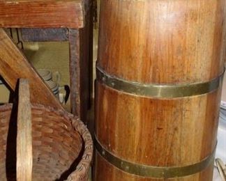 Wooden Dasher Butter Churn