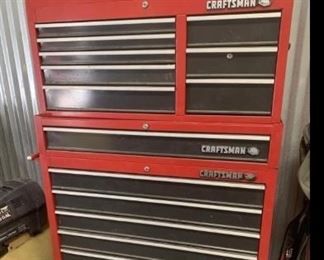 Two Piece Craftsman Tool Box Stack On Wheels