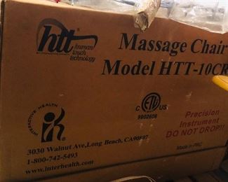 New in the box massage chair