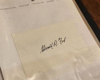 Gerald Ford signature
