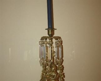 BRASS / MARBLE CANDLE HOLDER