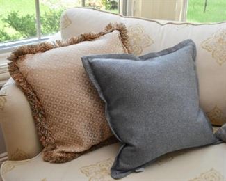 Throw Pillows (The blue/gray pillows are SOLD)