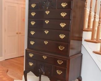 Ethan Allen Chest of Drawers with Brass Pulls