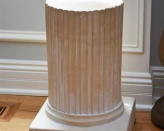 Fluted Column Pedestal or Table Base