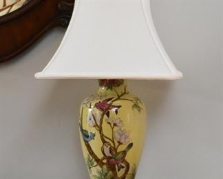 Ceramic Table Lamp with Birds
