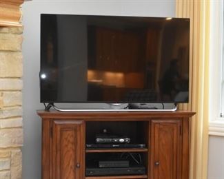 Entertainment Cabinet, LG Flat Screen TV, Electronics