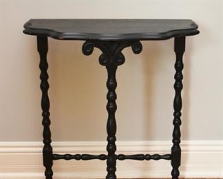 3-Legged Turned Wood Accent Table