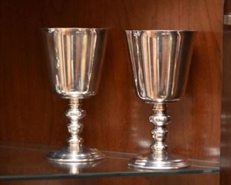 Silver Plate Goblets