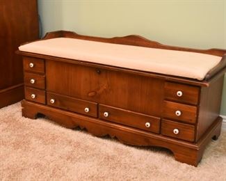 Blanket Chest / Trunk with Seating Cushion