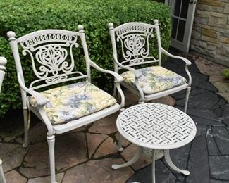 2 More Matching Armchairs & Side Table