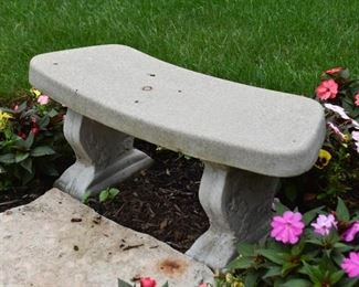 Concrete Garden Bench (there are 2 of these)