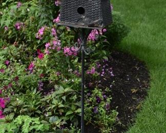 Metal Birdhouse with Stake