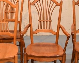 6 Wooden Kitchen Chairs