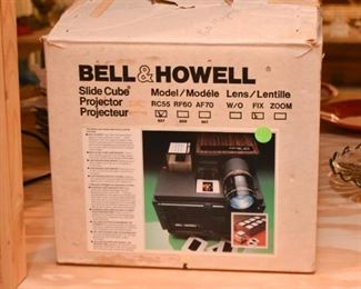 Bell & Howell Slide Cube Projector