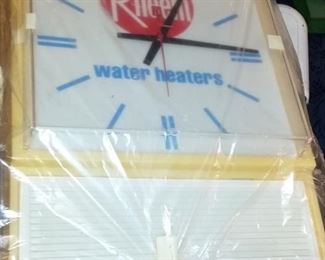 Rheem Advertising Clock