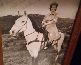 Autographed Dale Evans Photo