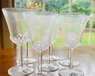 St. Louis Stemware.  Never used, with tags