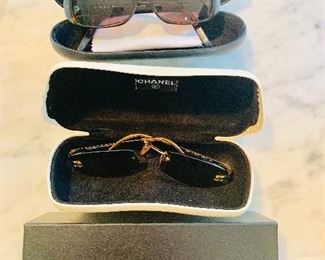 Designer sunglasses and cases