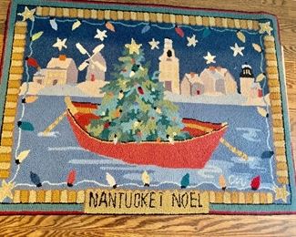 Claire Murray entry rug.  "Nantucket Noel"