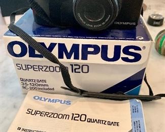 Olympus superzoom 120 camera