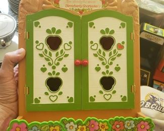 Strawberry Shortcake display cabinet, we have 3 or 4