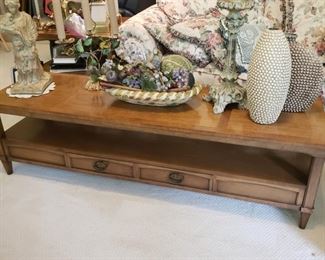 Mid Century coffee table and 2 side tables