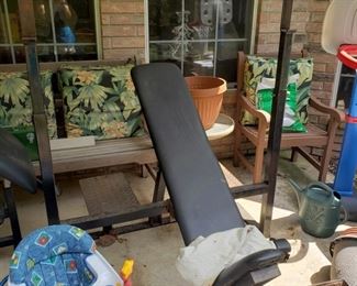 workout bench
