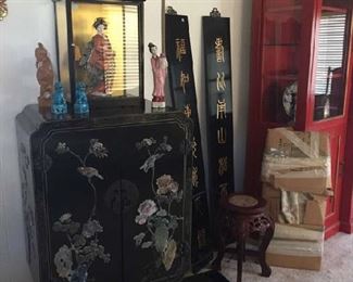 black lacquer cabinet