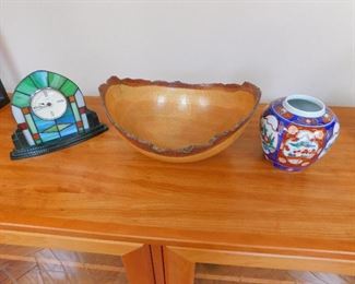 Signed Burl Bowl