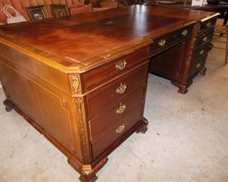 Gorgeous Partners Desk. Moves in three pieces.