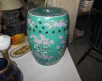 Old Garden Stool. Beautiful Colors